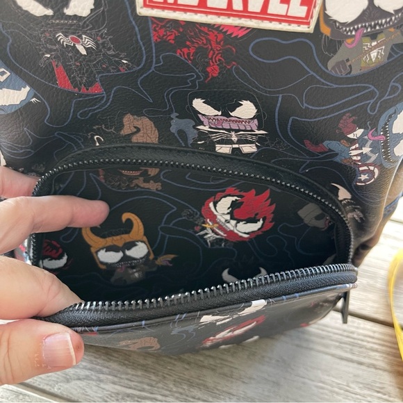 Marvel Loungefly Disney Funko Pop Venom Chibi Backpack - Picture 2 of 11
